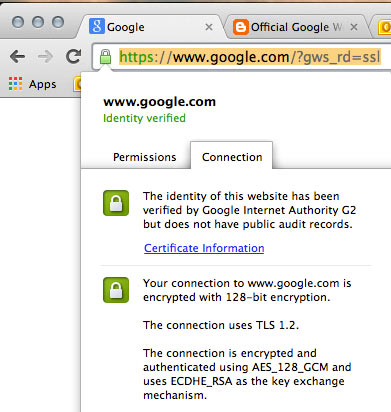 Google SSL now SEO signal